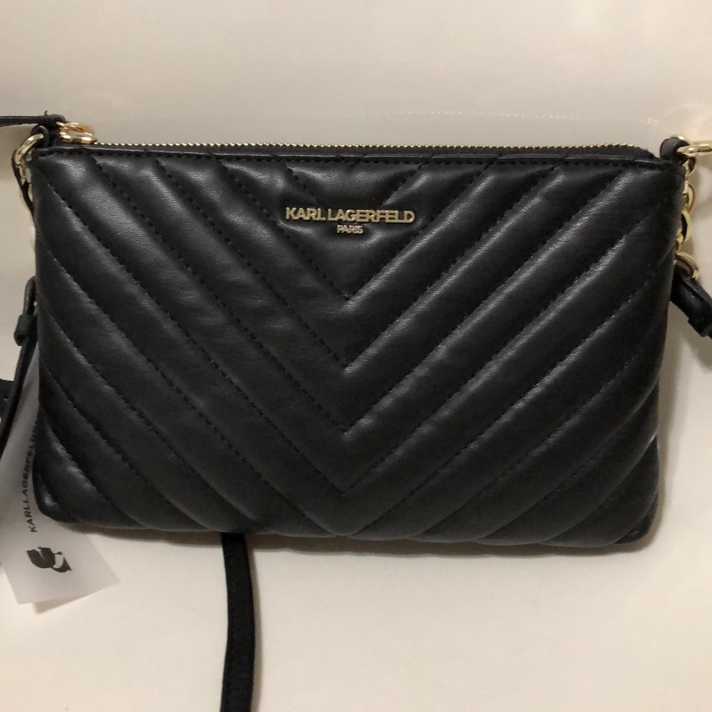 Karl lagerfeld Paris black crossbody bag - Picture 2 of 8
